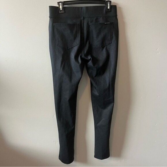 DKNY JEANS Elastic Waist Trousers with Subtle Pattern Size Small - Picture 4 of 5